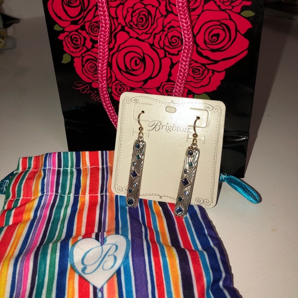 Brighton Jewelry - Brighton Blue Gems Earrings BRAND NEW